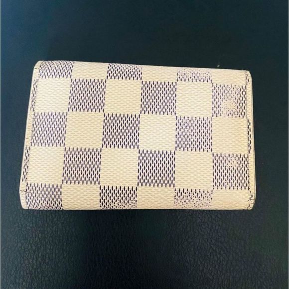 LOUIS VUITTON DAMIER AZUR MUTICLES KEY CASE WALLET. - Picture 2 of 9